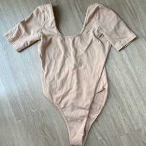 Nude American Apparel Bodysuit